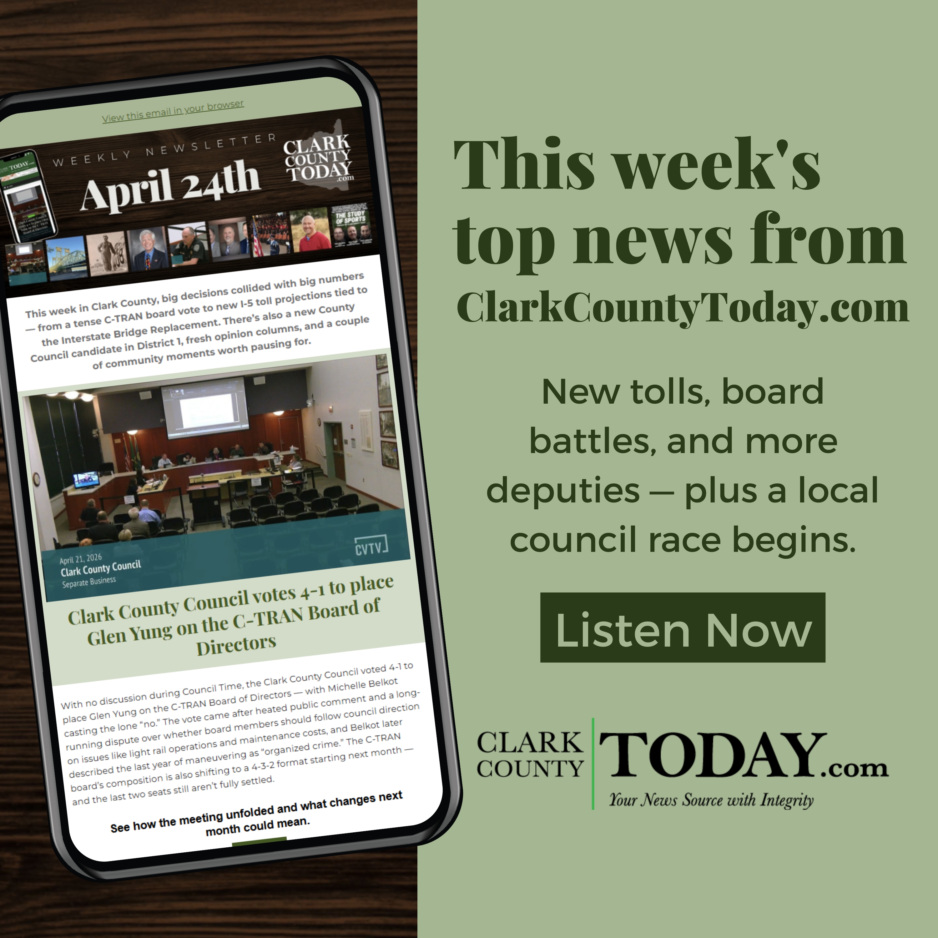 This week: C-TRAN shakeup and sheriff expansion reshape Clark County
